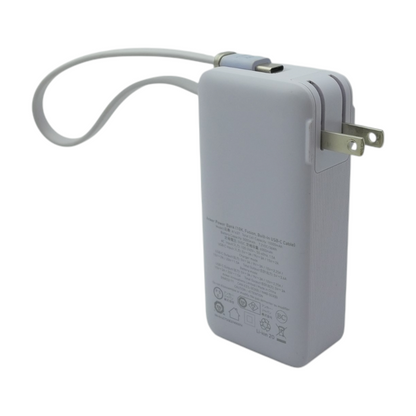 Fusion 10K Power Bank With Built-in USB-C Cable