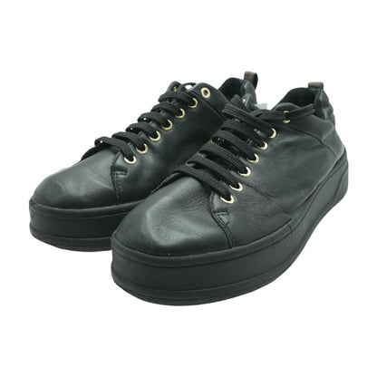 Black Low Top Athletic Shoes