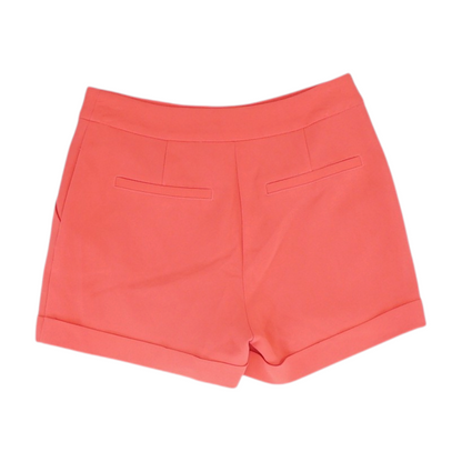 Pink Solid Chino Shorts