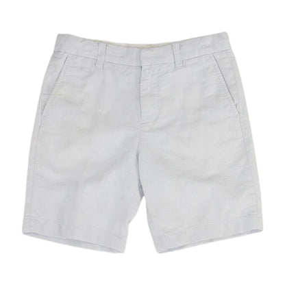 Blue Solid Chino Shorts