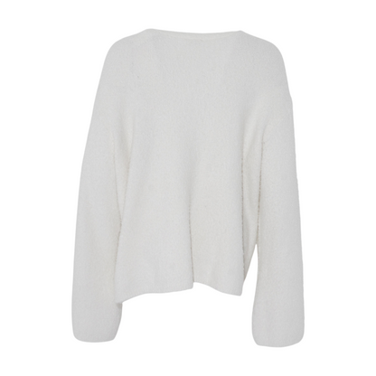 White Plus Size Cardigan Sweater
