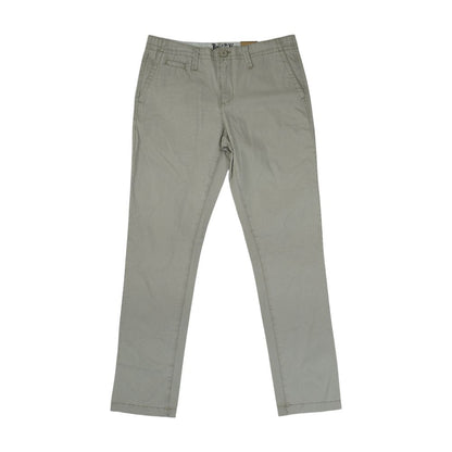 Khaki Solid Chino Pants