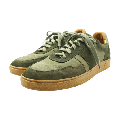 Olive Low-Top Athletic Shoes
