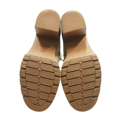 Beige Ankle Boots