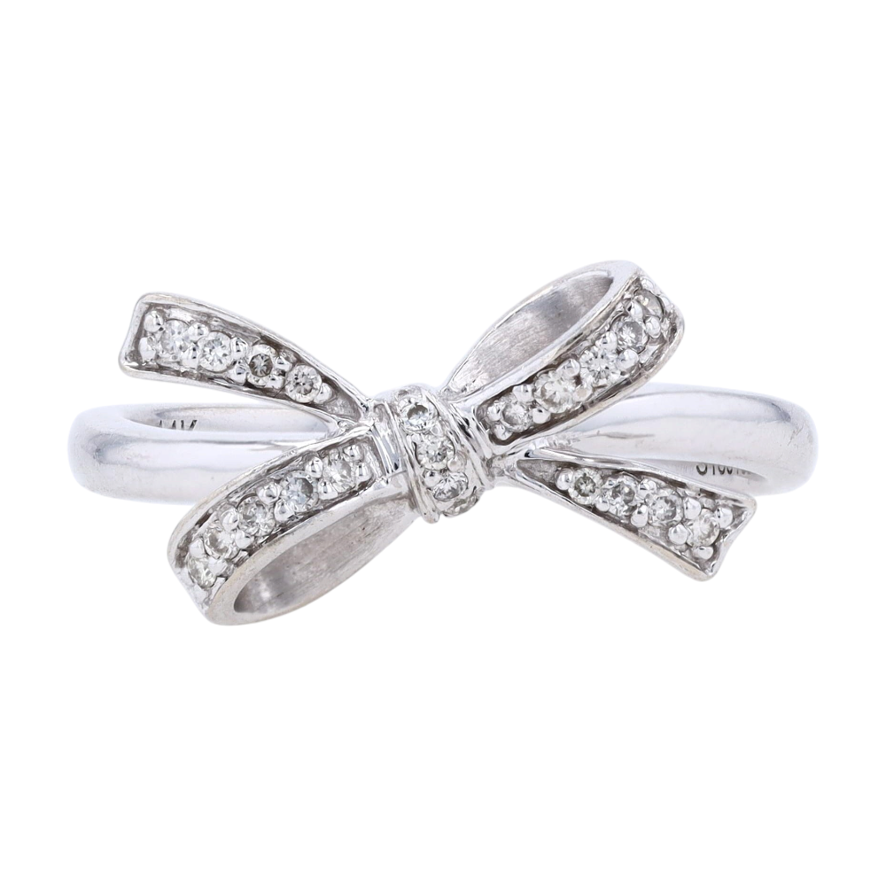 14K White Gold Diamond Fashion Ring