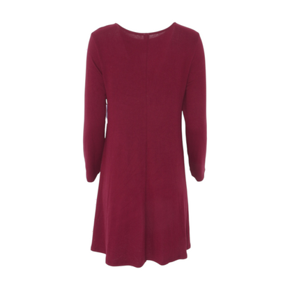 Burgundy Mini Dress
