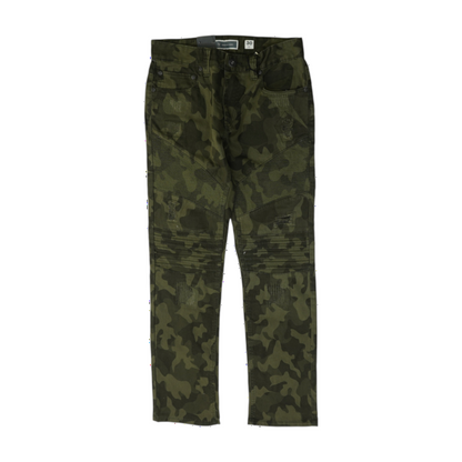 Green Camo Slim Jeans