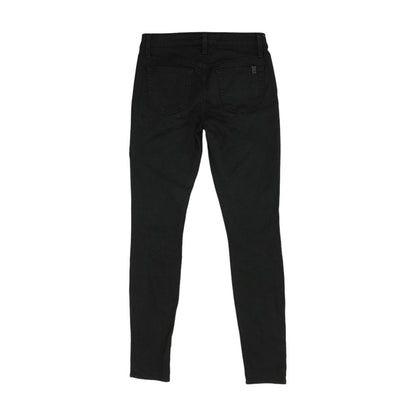 Black Mid Rise Skinny Leg Jeans