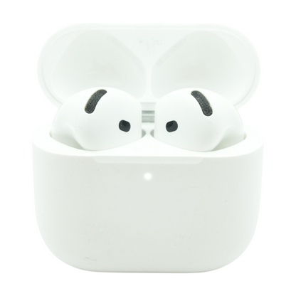 White AirPods 4 with Active Noise Cancellation Wireless Earbuds