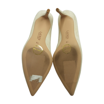 Cream Pump Heels