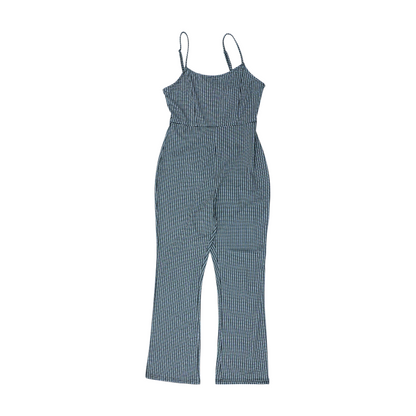 Black Check Jumpsuit
