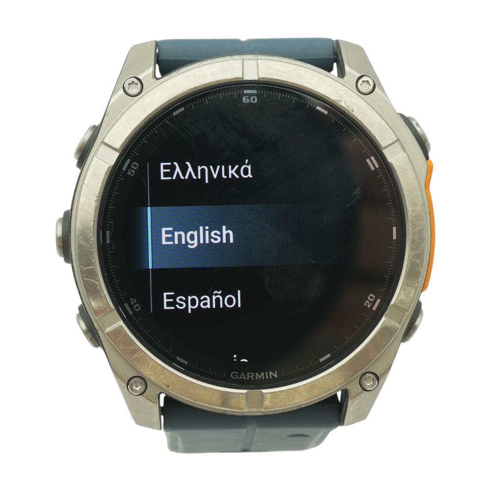 50mm Fenix 8 Silver Smartwatch Blue Band M/L
