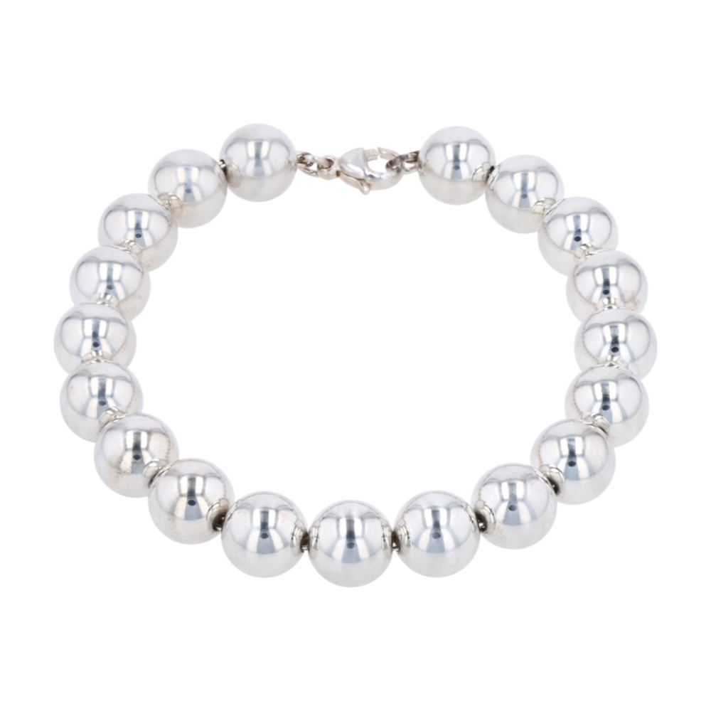 Sterling Silver Beaded Bracelet