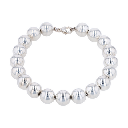 Sterling Silver Beaded Bracelet