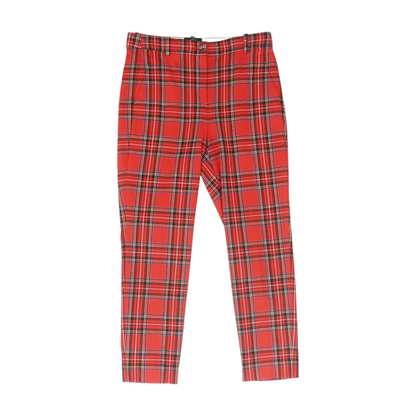 Red Plaid Pants
