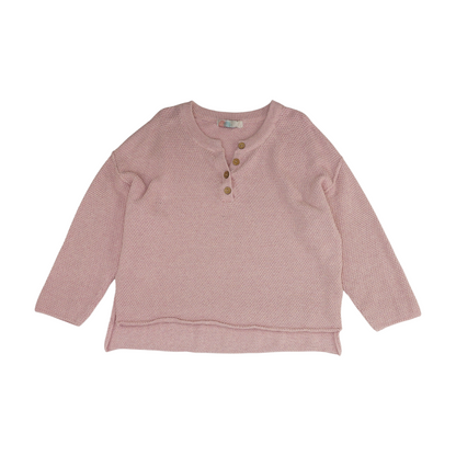 Pink 1/4 Zip Sweater