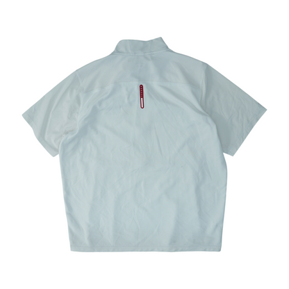 White Wisconsin Badgers Solid 1/4 Zip Pullover