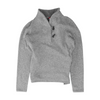 Gray Solid 1/4 Zip Pullover