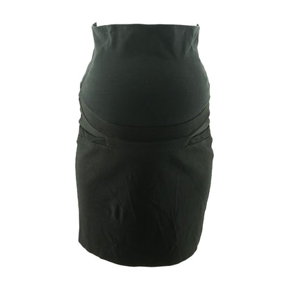 Black Maternity Mini Skirt