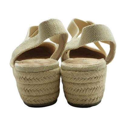 Tan Wedged Sandals