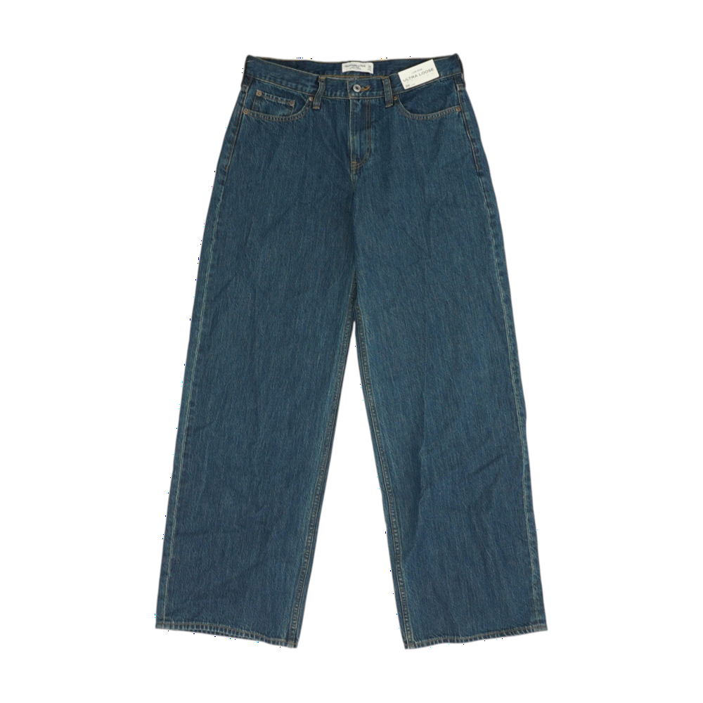 Blue Long Loose Jeans