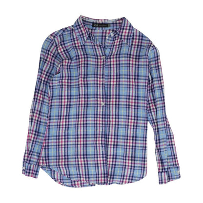 Blue Plaid Button Down