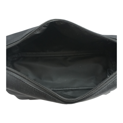 Black Solid Makeup Bag