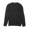 Black Solid Pullover Sweater