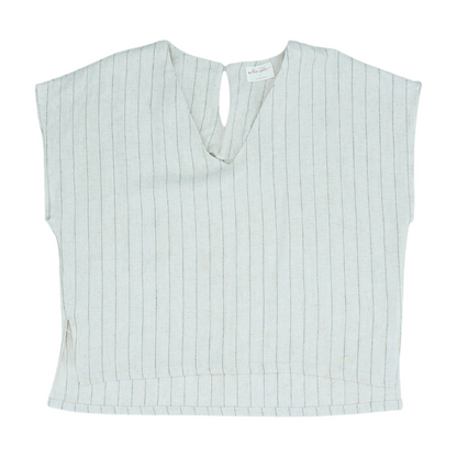 Beige Striped Blouse