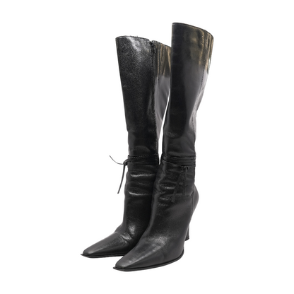 Black Knee-High Boots