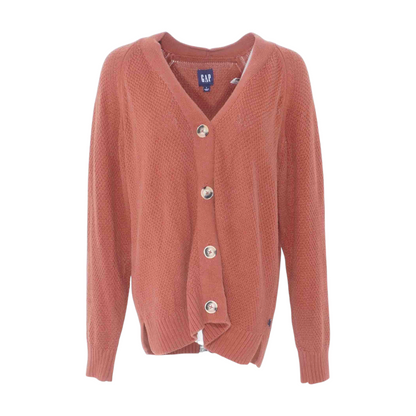 Rust Cardigan Sweater