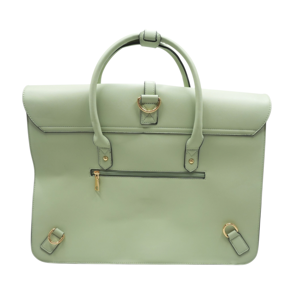Green Bowknot Convertible Laptop Bag Briefcase