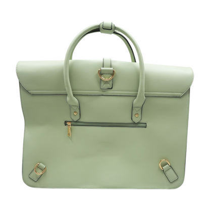 Green Bowknot Convertible Laptop Bag Briefcase