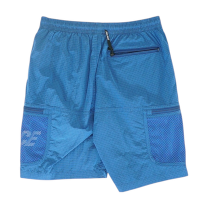 Blue Check Active Shorts