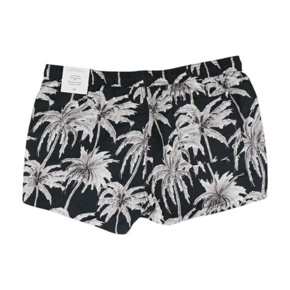 Black Print Swim Bottom