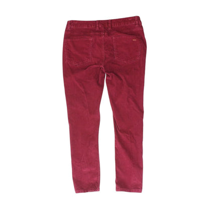 Burgundy Solid Pants