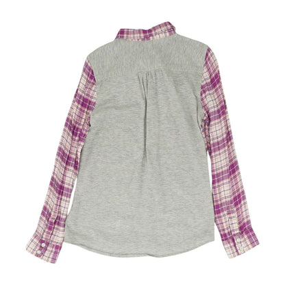 Purple Plaid Button Down