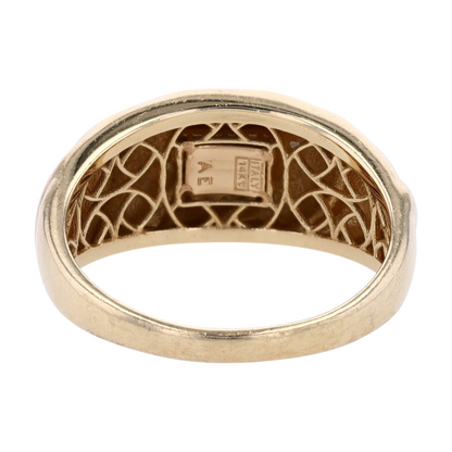 14K Yellow Gold Fashion Ring