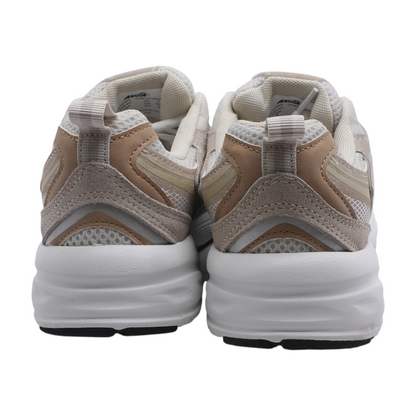 Beige Low-Top Athletic Shoes