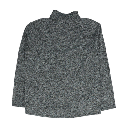 Black Abstract 1/4 Zip Pullover
