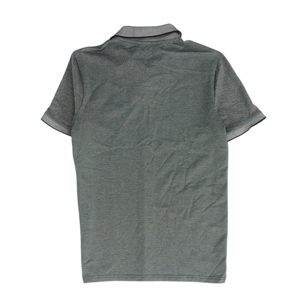Black Solid Short Sleeve Polo