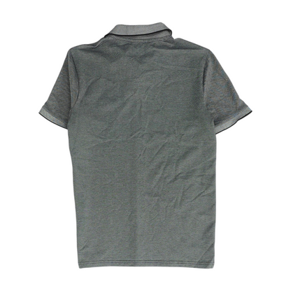 Black Solid Short Sleeve Polo