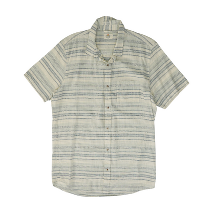 Multi Striped Short Sleeve Button Down