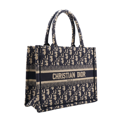 Small Navy Book Tote