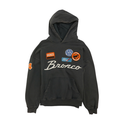 Charcoal Solid Hoodie Pullover