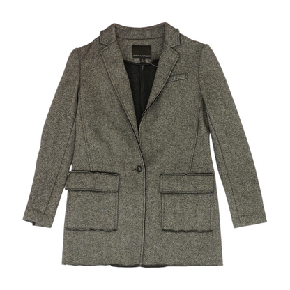 Gray Solid Blazer