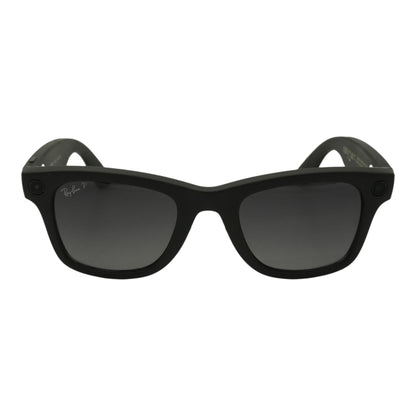Black Wayfarer Smart Glasses