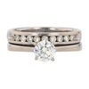 Shane Co. 3/4 ctw 14K White Gold Diamond Engagement Ring – Image 1