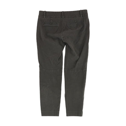 Gray Solid Dress Pants