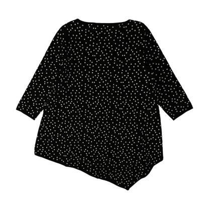 Black Polka Dot Pullover Sweater